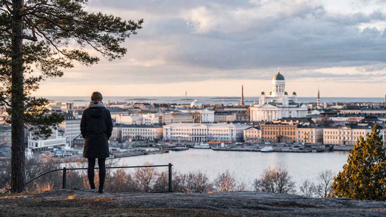 Pray for Finland Featured Image – Contemplative View Over Helsinki Harbor